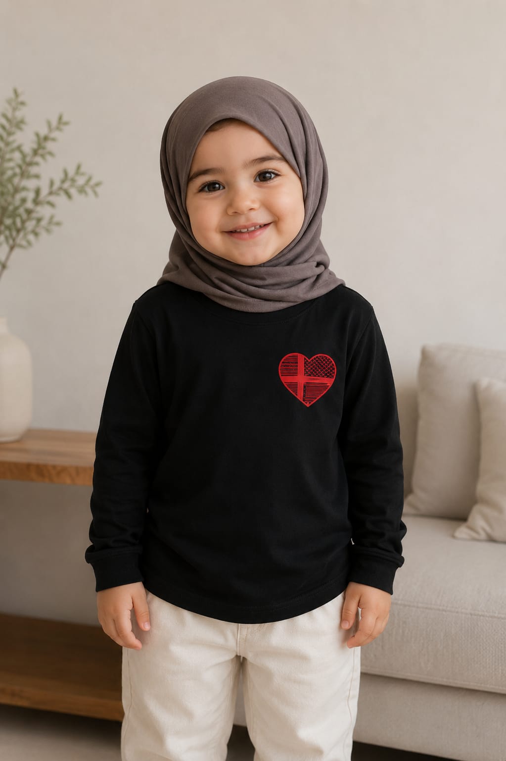 Keffiyeh Heart Design - Toddler