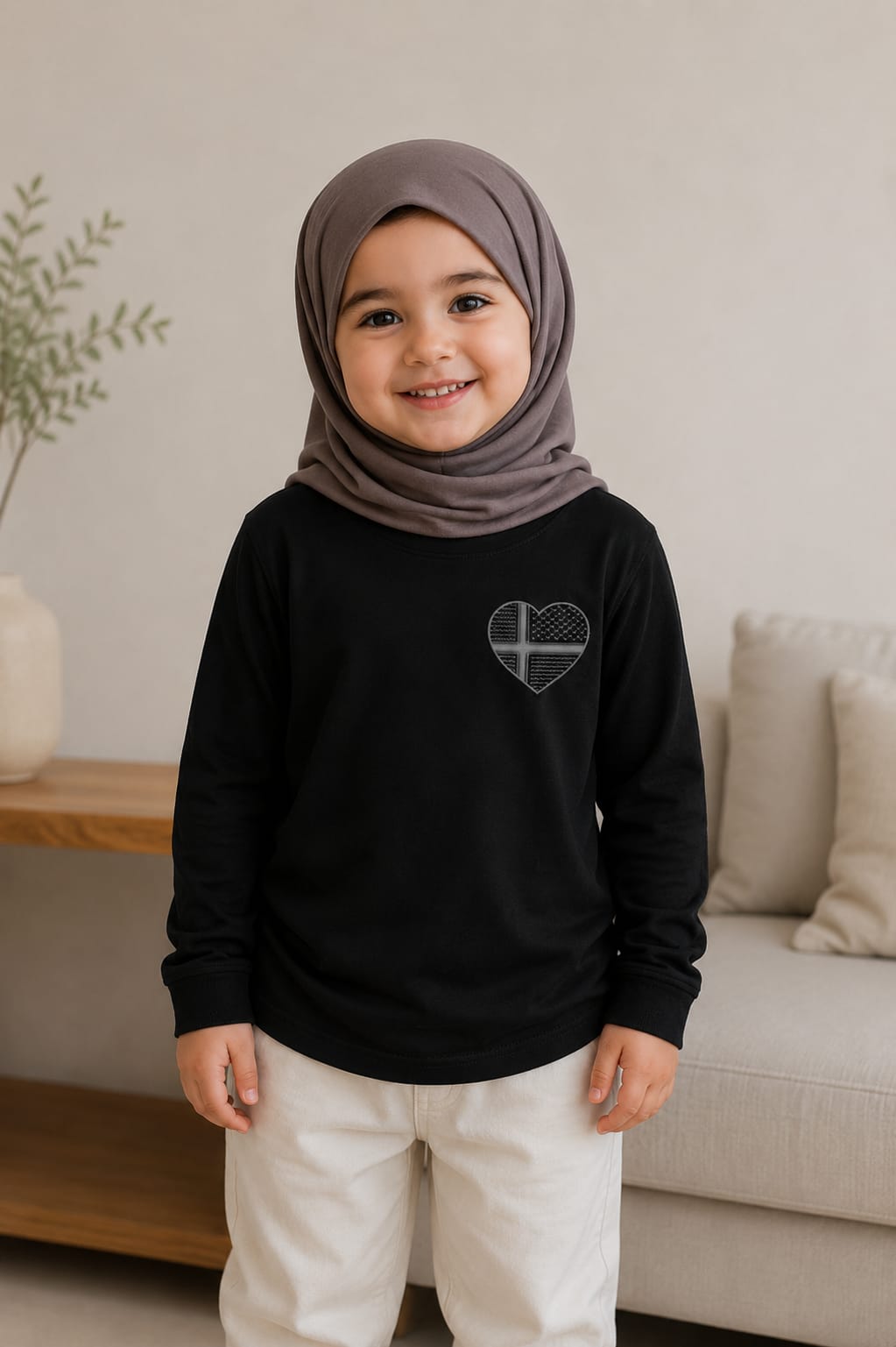 Keffiyeh Heart Design - Toddler
